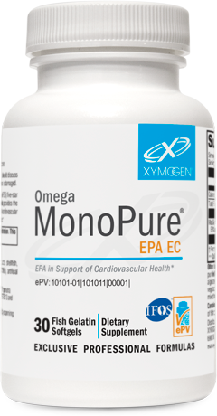 Xymogen, Omega MonoPure® EPA EC, 30 Softgels UPC 871149006600 | HiLife Vitamins