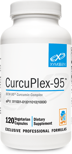 Xymogen, CurcuPlex-95™ 120 Capsules UPC 871149004569 | HiLife Vitamins