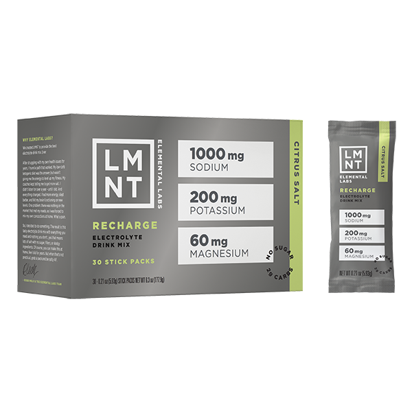 LMNT Recharge – Citrus Salt 30 Servings UPC 850009273031 | HiLife Vitamins