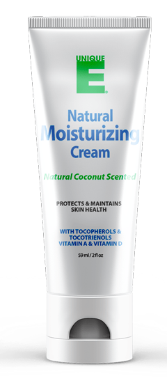 UNIQUE E Natural Moisturizing Cream Coconut 2 fl oz UPC 894612001186 | HiLife Vitamins