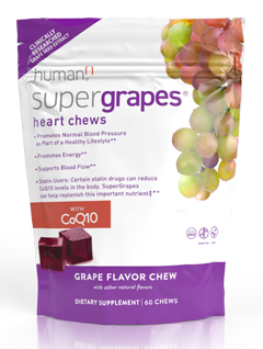SuperGrapes Heart Chews 60 Chews UPC 813188020889 | HiLife Vitamins