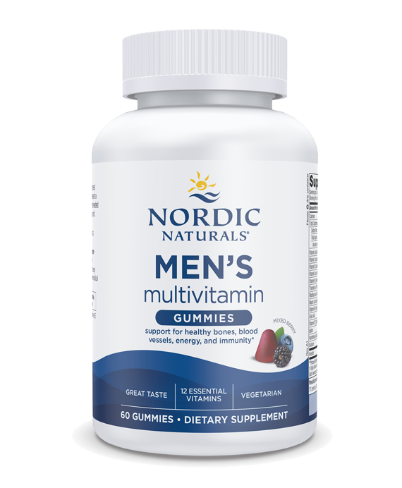 Nordic Naturals, Men's Multivitamin Gummies, 60 Gummies UPC 768990301001 | HiLife Vitamins