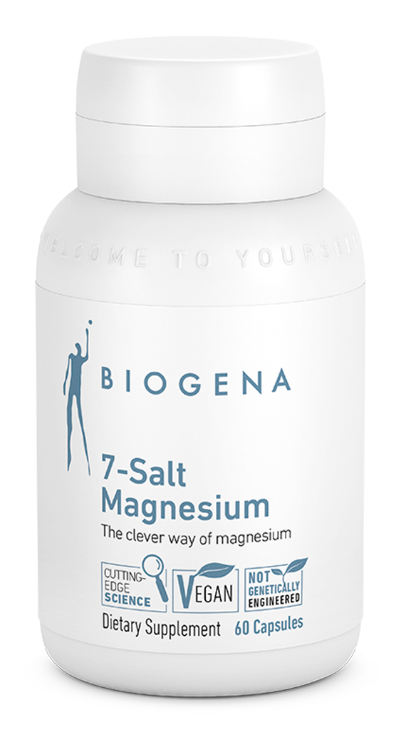 Biogena, 7-Salt Magnesium, 60 Capsules UPC 810046070024 | HiLife Vitamins