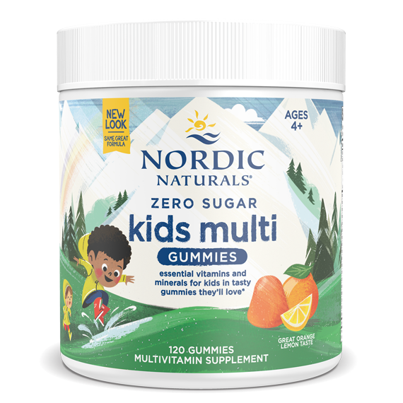 Nordic Naturals, Zero Sugar Kids Multi Gummies, 120 Gummies UPC 768990301278 | HiLife Vitamins