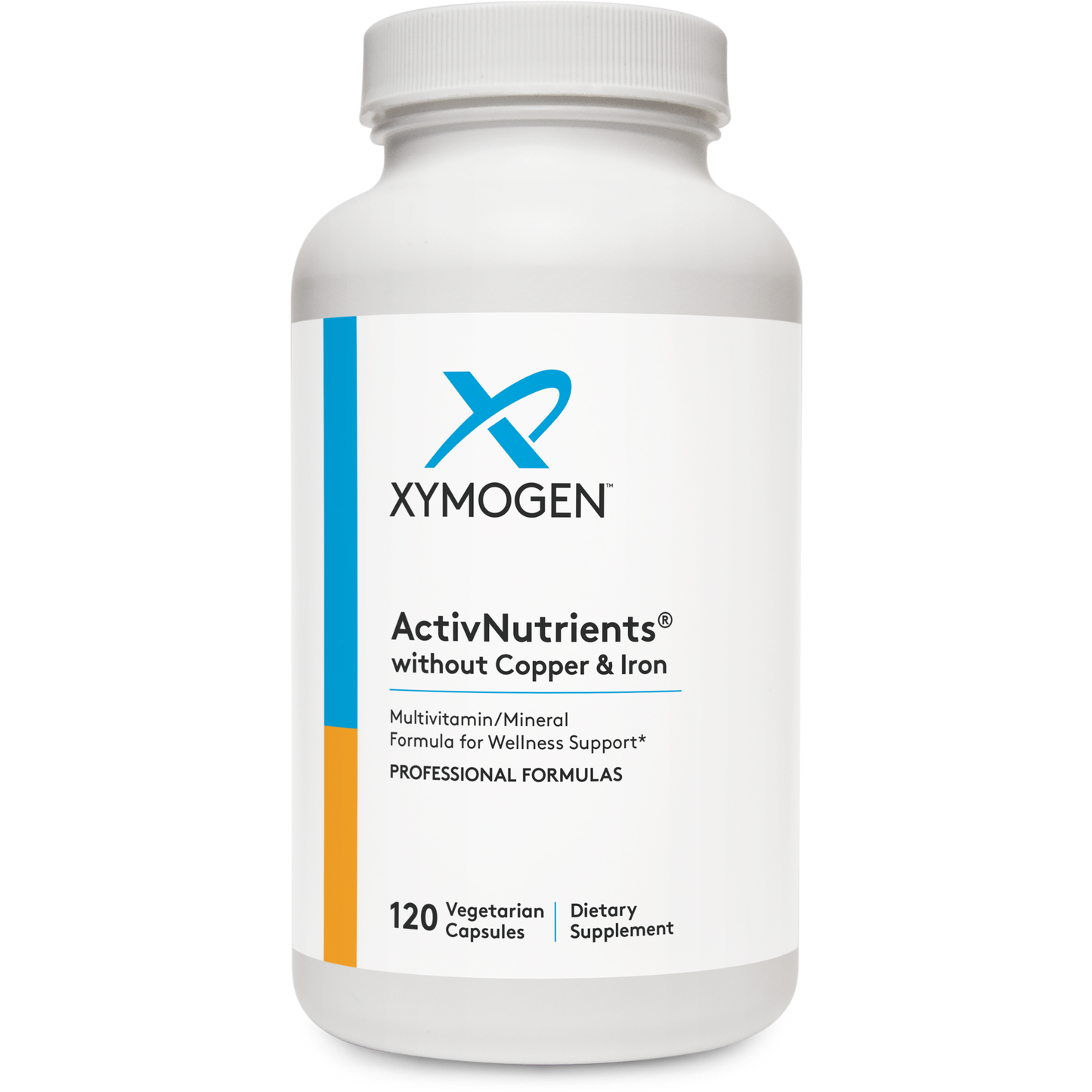 Xymogen, ActivNutrients® without Copper & Iron, 120 Capsules UPC 871149002855 | HiLife Vitamins