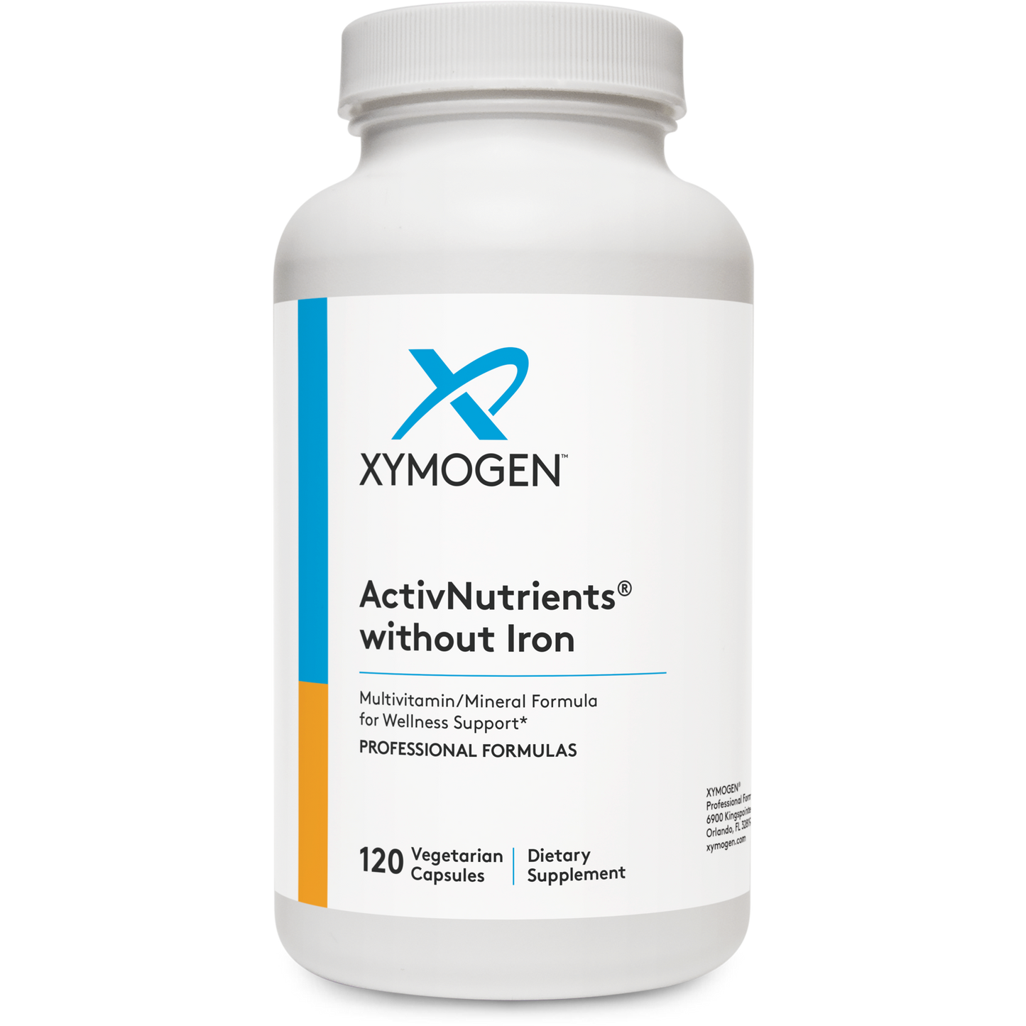 Xymogen, ActivNutrients® without Iron, 120 Capsules UPC 871149000349 | HiLife Vitamins