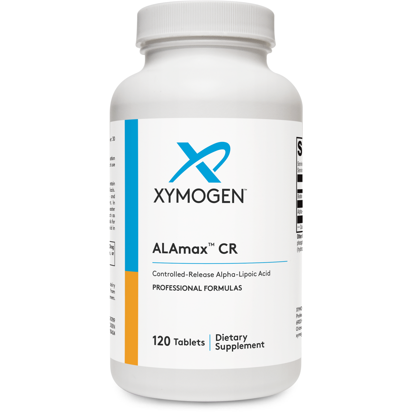 Xymogen, ALAmax™ CR, 120 Tablets UPC 871149004392 | HiLife Vitamins