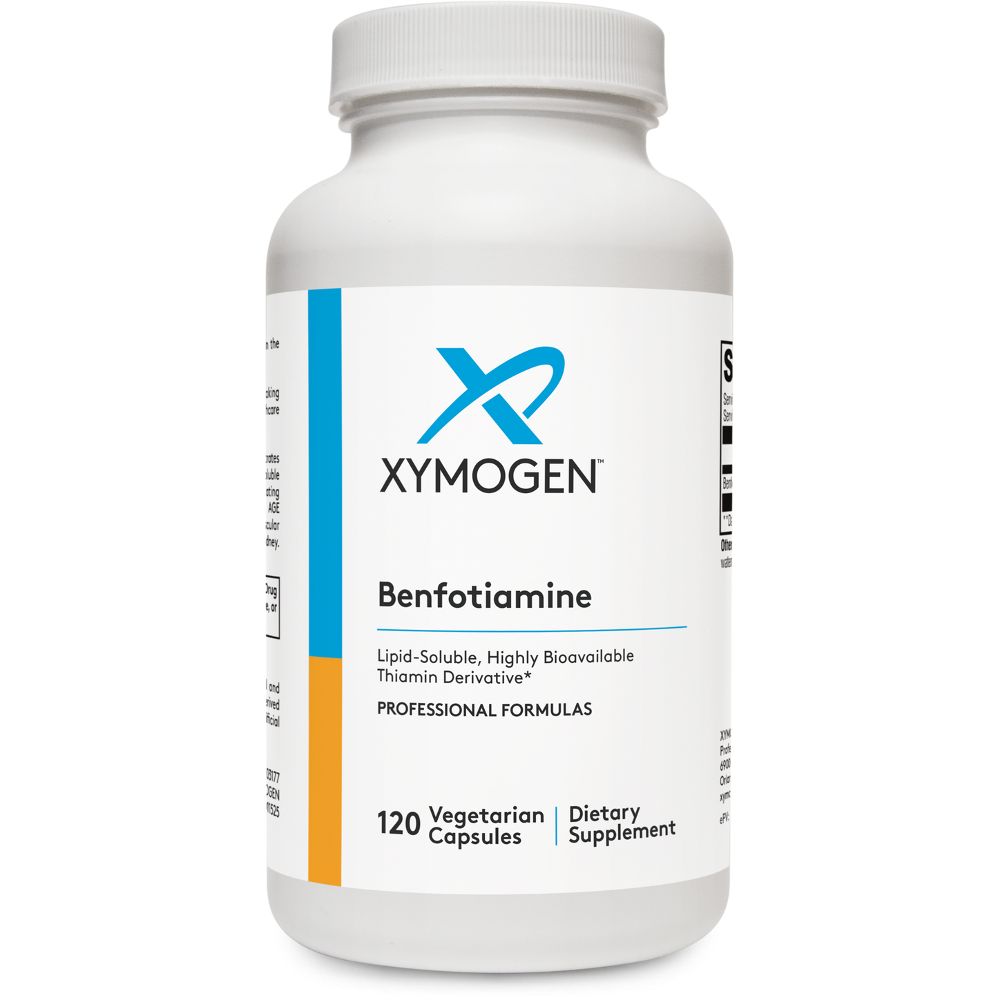 Xymogen, Benfotiamine, 120 Capsules UPC 871149003616 | HiLife Vitamins