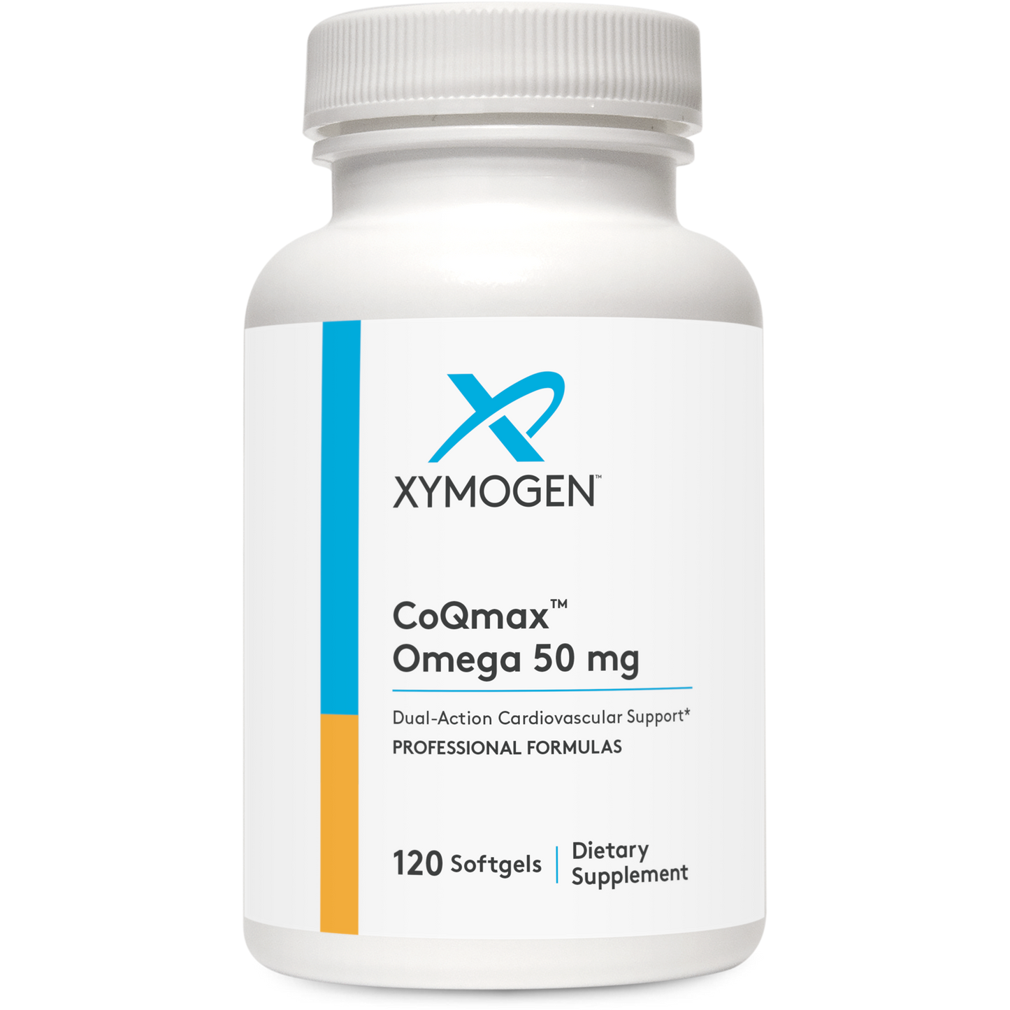 Xymogen, CoQmax™ Omega 50 mg 120 Softgels UPC 871149003739 | HiLife Vitamins