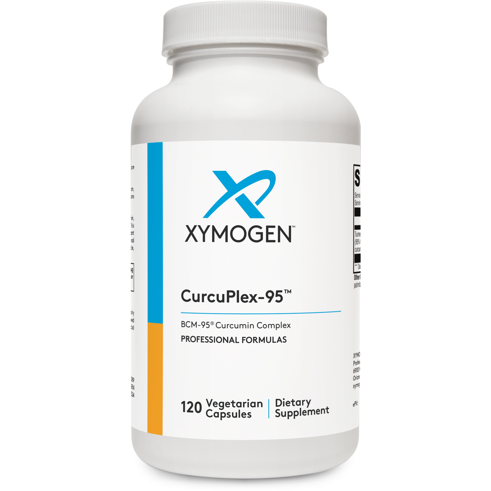 Xymogen, CurcuPlex-95™ 120 Capsules UPC 871149004569 | HiLife Vitamins