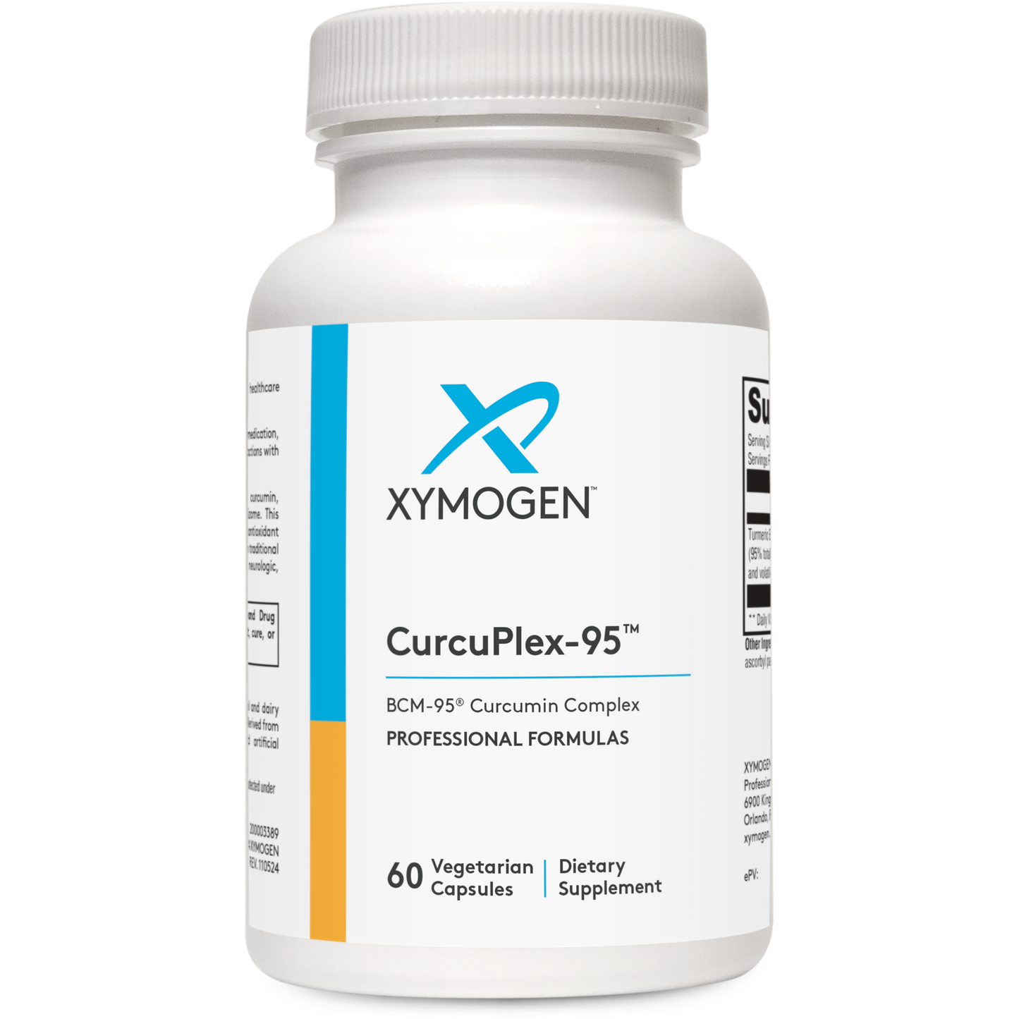 Xymogen, CurcuPlex-95™ 60 Capsules UPC 871149004927 | HiLife Vitamins