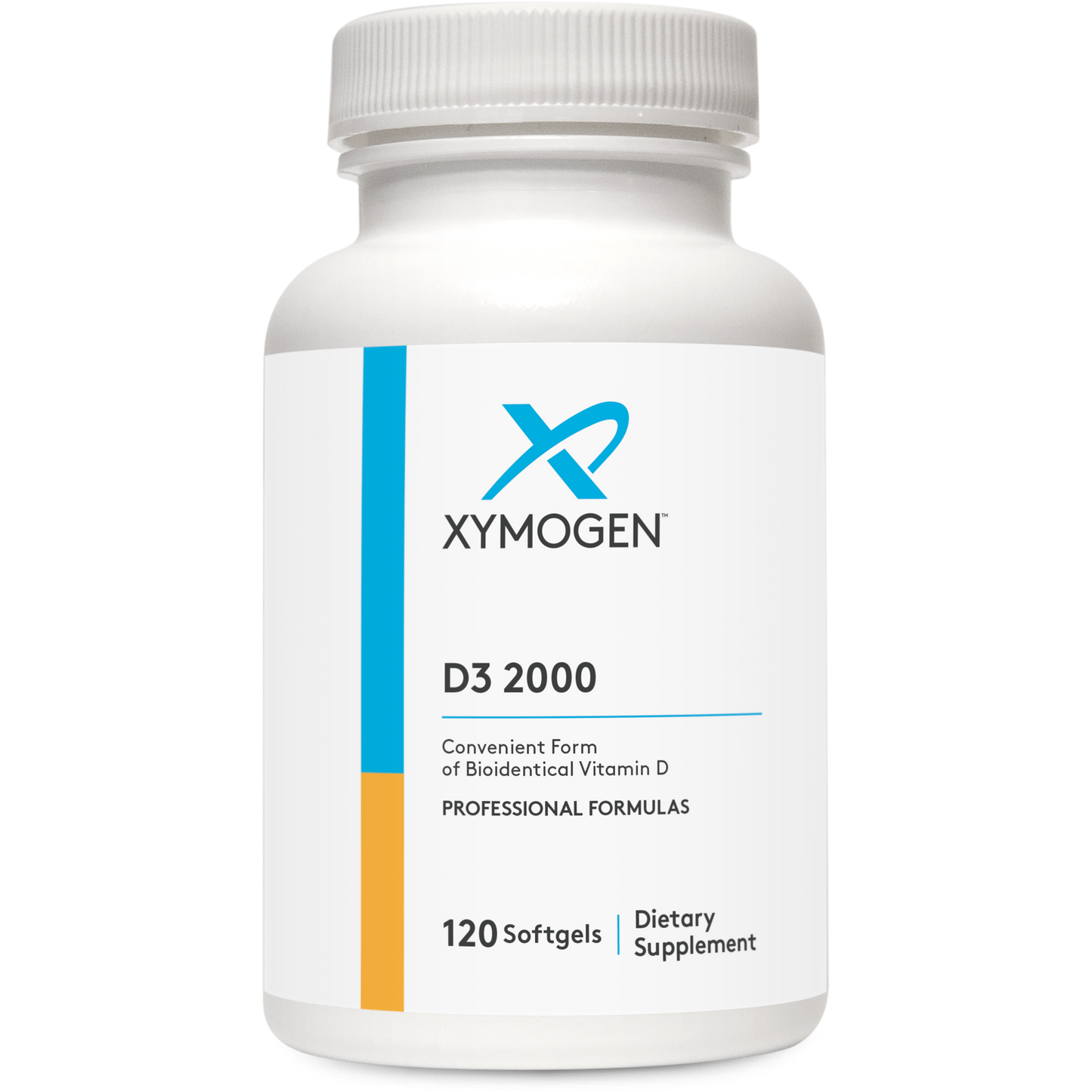Xymogen, D3 2000 120 Softgels UPC 871149001650 | HiLife Vitamins