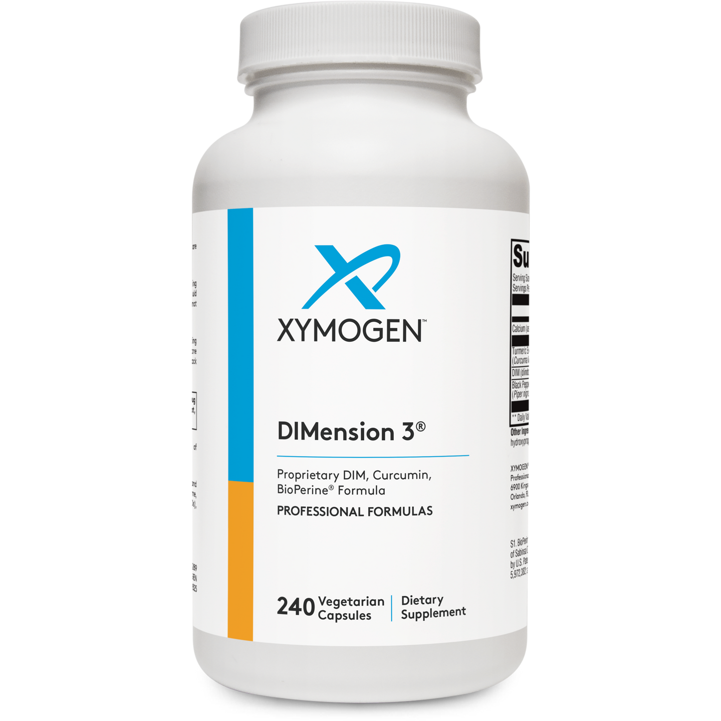 Xymogen, DIMension 3® 240 Capsules UPC 871149004613 | HiLife Vitamins