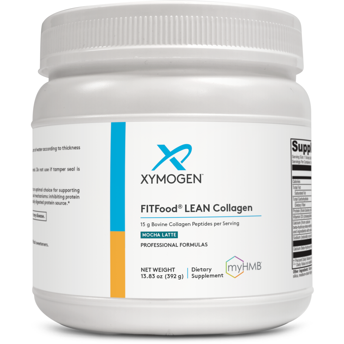 Xymogen, FIT Food® Lean Collagen Mocha Latte 14 Servings UPC 722537511551 | HiLife Vitamins