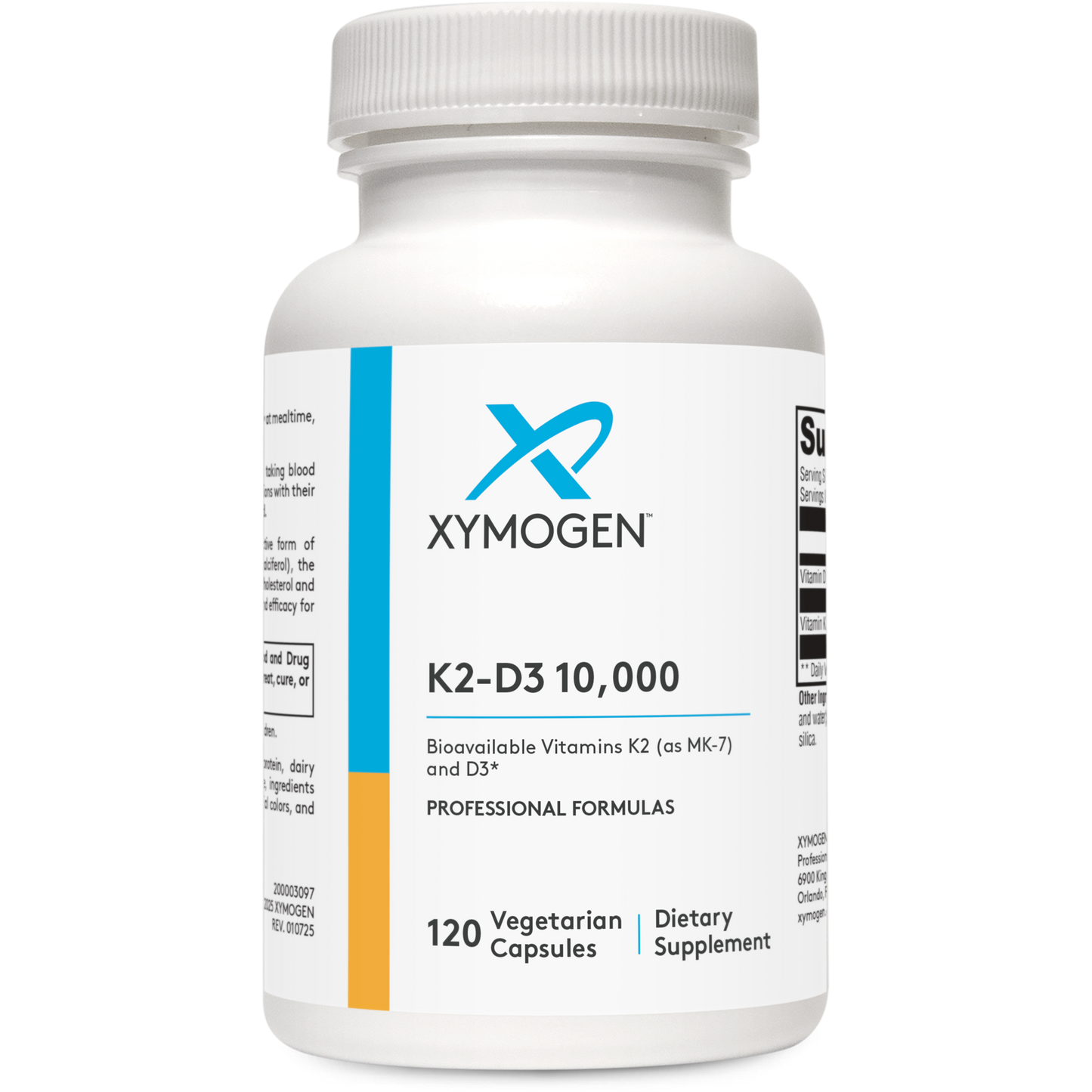 Xymogen, K2-D3 10,000 120 Capsules UPC 871149002213 | HiLife Vitamins