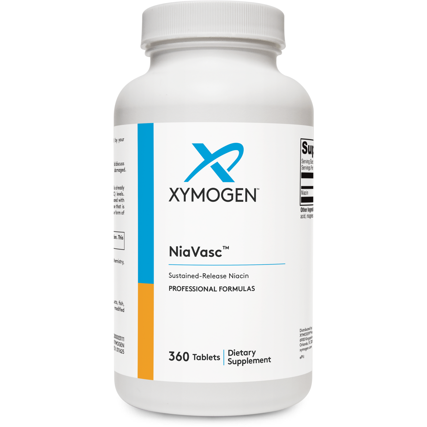 Xymogen, NiaVasc™ 360 Tablets UPC 871149002640 | HiLife Vitamins