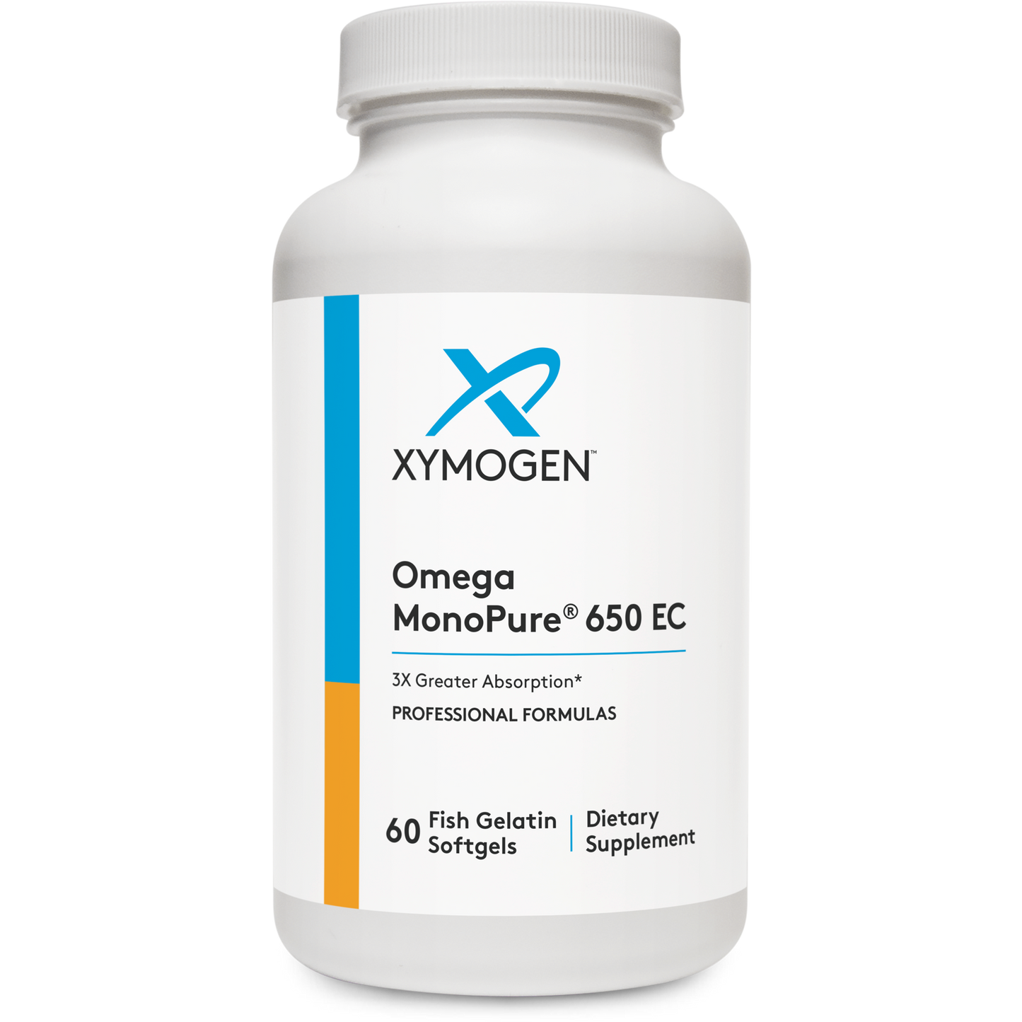 Xymogen, Omega MonoPure® 650 EC, 60 Softgels UPC 871149004361 | HiLife Vitamins