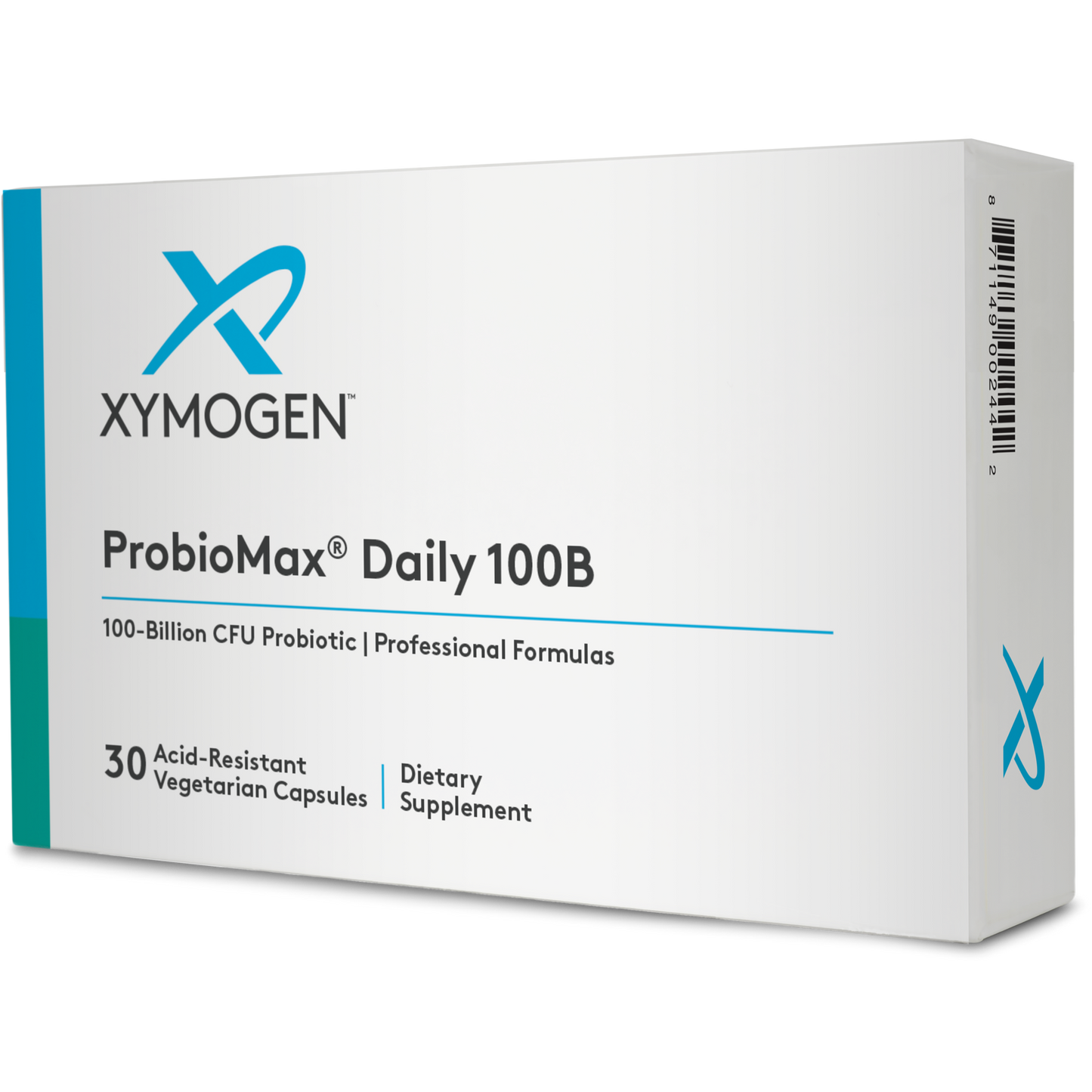Xymogen, ProbioMax® DF 30 Capsules UPC 871149002442 | HiLife Vitamins