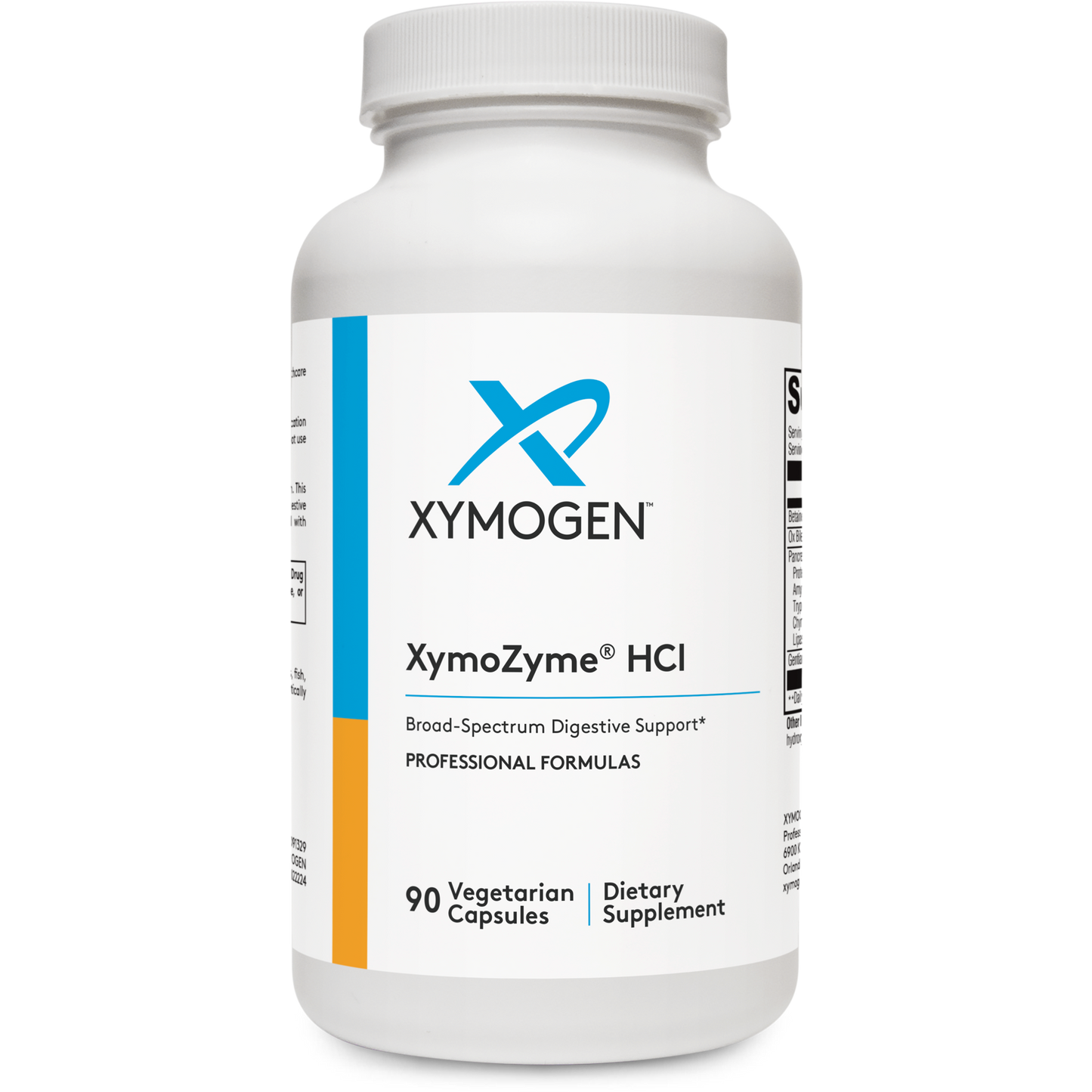 Xymogen, XymoZyme® HCL 90 Capsules UPC 722537512565 | HiLife Vitamins