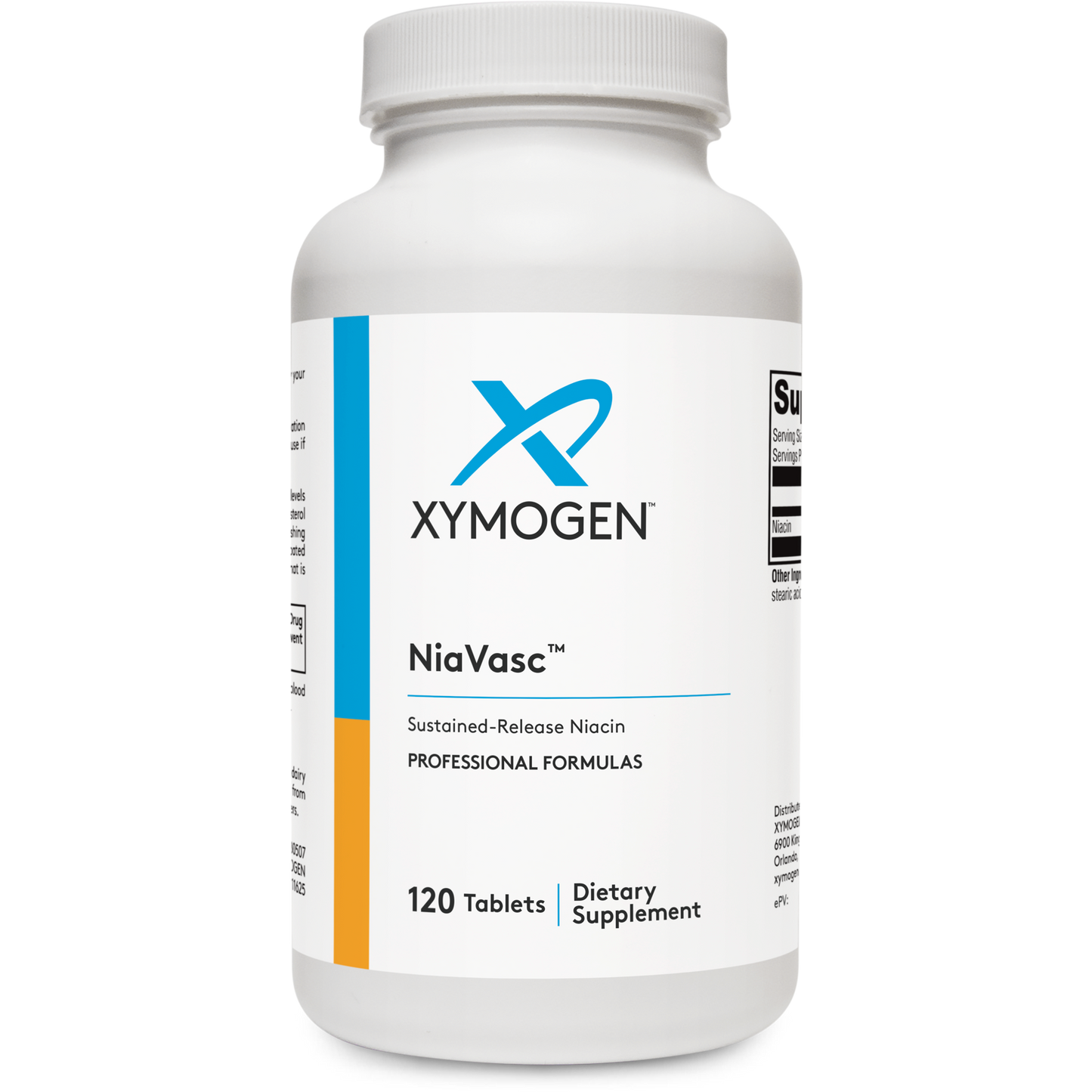 Xymogen, NiaVasc™ 120 Tablets UPC 871149001346 | HiLife Vitamins