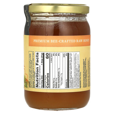 HONEY GARDENS, Raw Honey Orange Blossom, 1 LB UPC 022318000343 | HiLife Vitamins