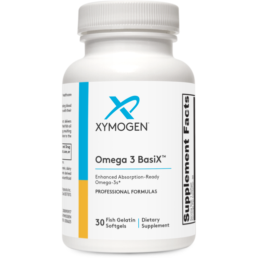 Xymogen, Omega 3 BasiX™, 30 Softgels UPC 0722537512930 | HiLife Vitamins