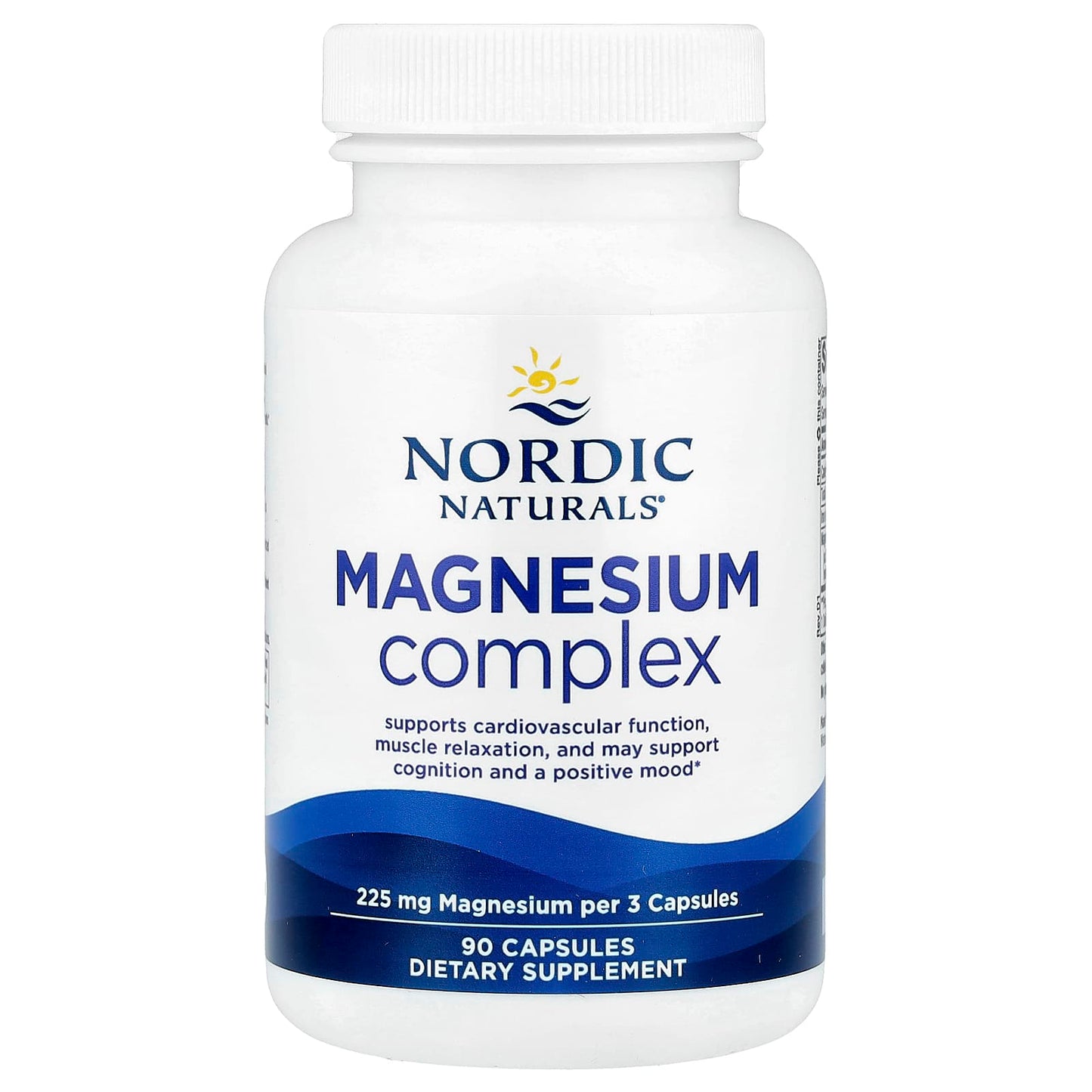 Nordic Naturals, Magnesium Complex, 90 Capsules UPC 768990015335 | HiLife Vitamins