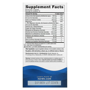 Nordic Naturals, Multi Minerals, 90 UPC 768990015380 | HiLife Vitamins