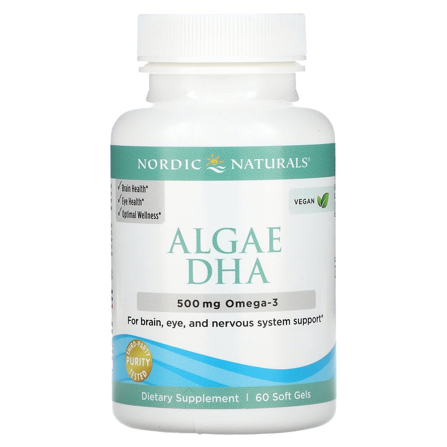 Nordic Naturals, Algae DHA, 60 UPC 768990016042 | HiLife Vitamins