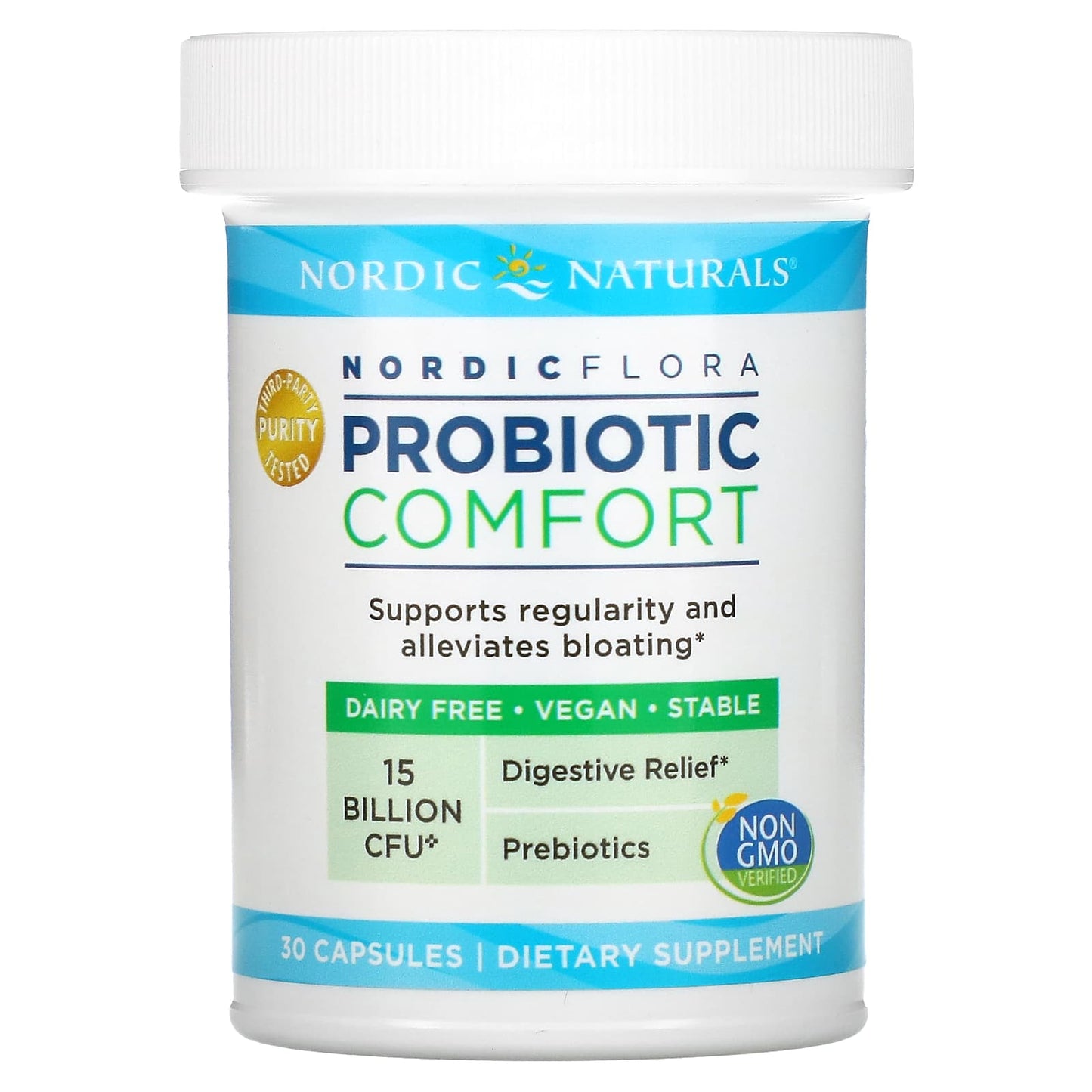 Nordic Naturals, Nordic® Flora Probiotic Comfort, 30 UPC 768990016769 | HiLife Vitamins