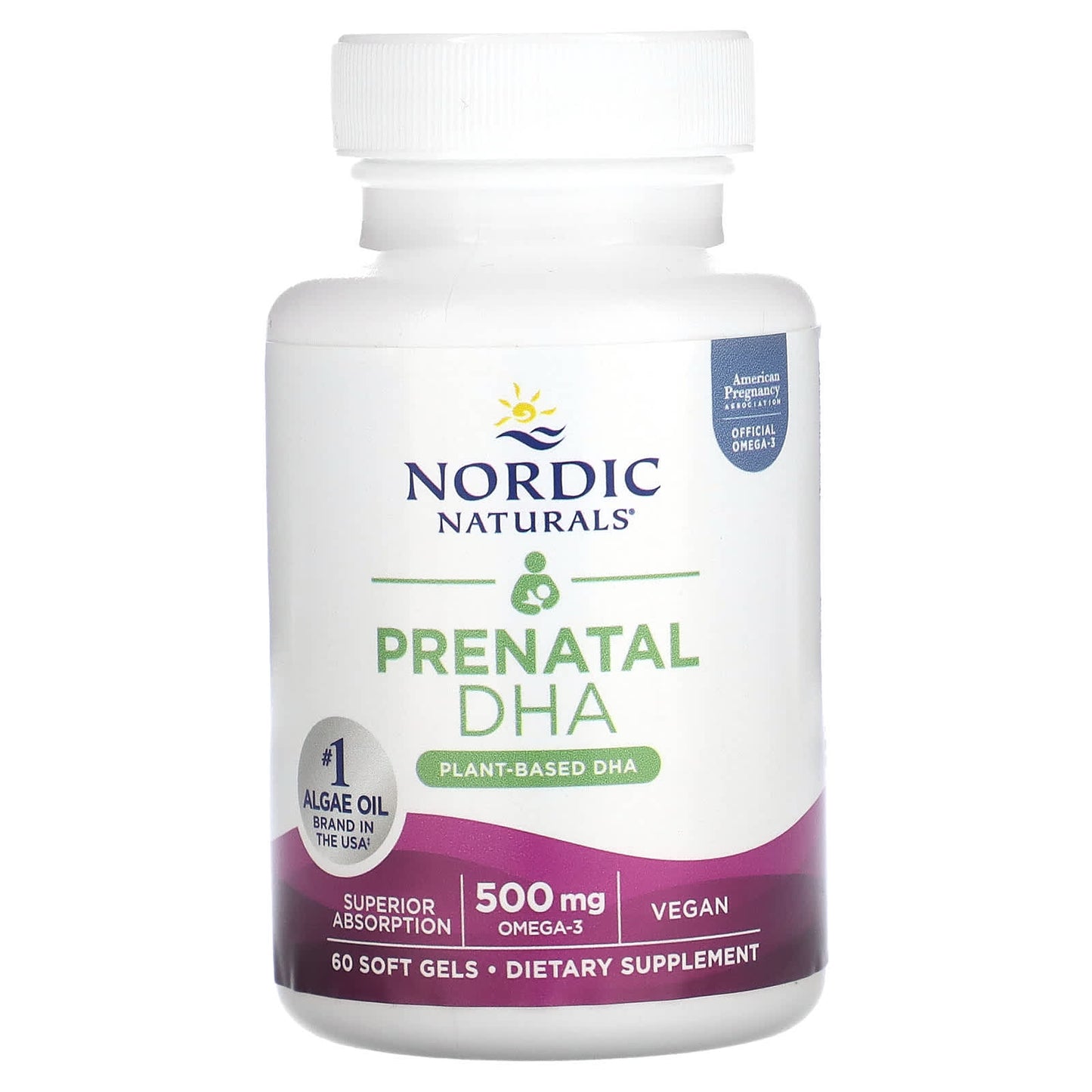 Nordic Naturals, Prenatal DHA Vegan, 60 UPC 768990017476 | HiLife Vitamins