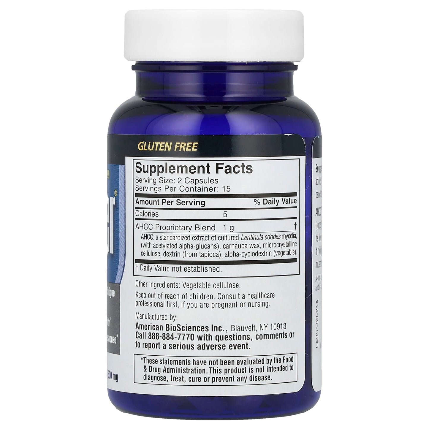American Biosciences, ImmPower®, AHCC® Immune System Support, 30 Vegetarian Capsules UPC 678226001301 | HiLife Vitamins