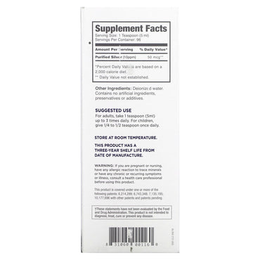 American Biotech Labs, Silver Biotics, Daily Liquid Immune Support, 16 fl oz UPC 831060001160 | Hilife Vitamins