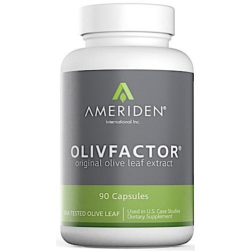 Ameriden, Olivefactor 500 mg, 90 Capsules UPC 650313110035 | HiLife Vitamins