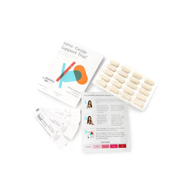 Berkeley Life Professional, Nitric Oxide Support Trial Pack, 20 Capsules / 4 Saliva Test Strips UPC 810000592454 | HiLife Vitamins