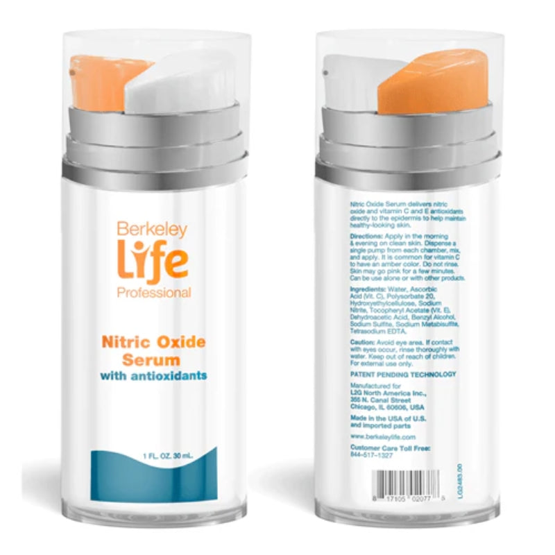 Berkeley Life Professional, Nitric Oxide Serum with Antioxidants, 1 FL OZ (30mL) UPC 817105020778 | HiLife Vitamins