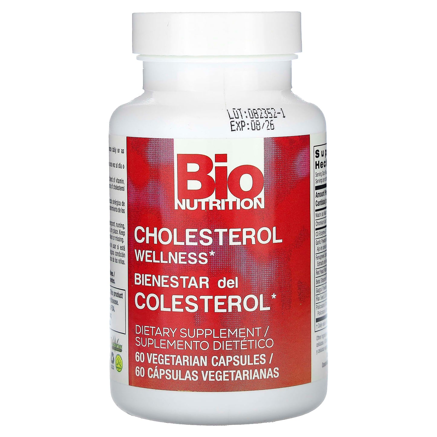 Bio Nutrition, Cholesterol Wellness, 60 Capsules UPC 854936003051 | Hilife Vitamins