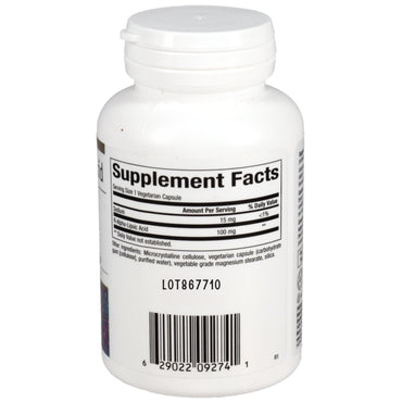Bioclinic Naturals, R-Alpha-Lipoic Acid, 60 Vegetarian Capsules UPC 629022092741 | HiLife Vitamins
