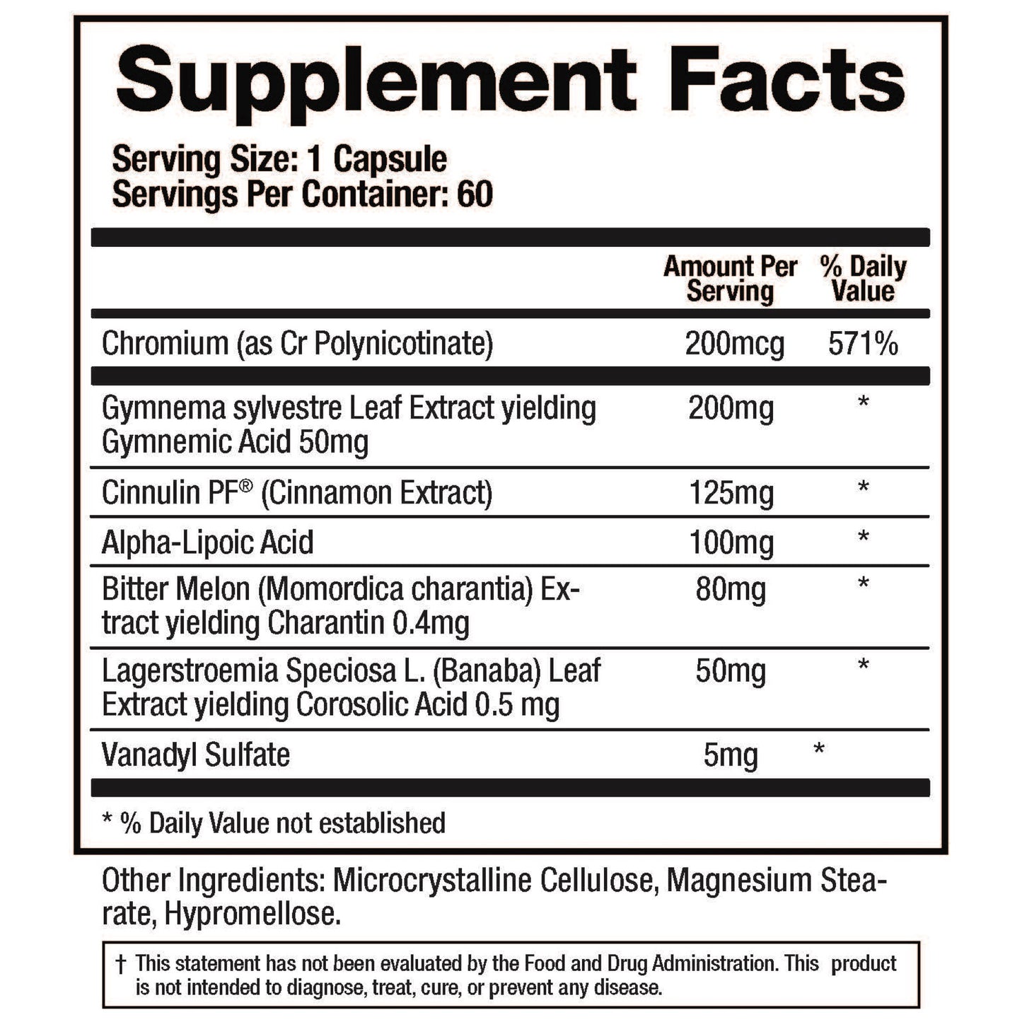 BioMatrix, Support Glucose, 60 Capsules UPC 858860004054 | HiLife Vitamins