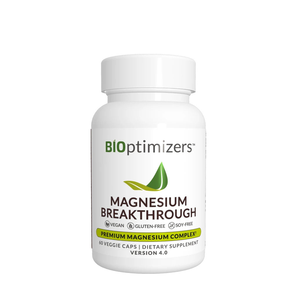 BiOptimizers, Magnesium Breakthrough, 60 Veggie Caps UPC 689176916492 | HiLife Vitamins
