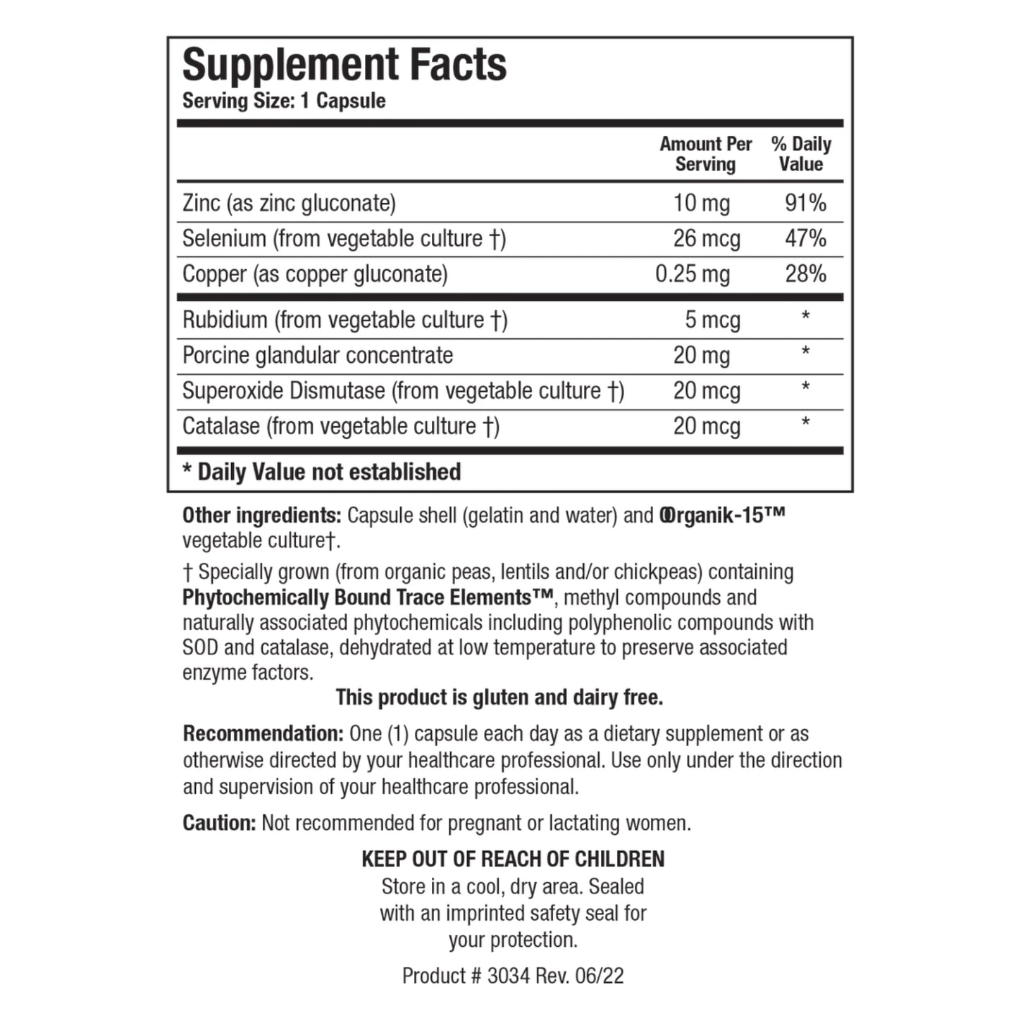 Biotics Research, GTA-Forte II™, 90 Capsules UPC 0780053001611 | HiLife Vitamins