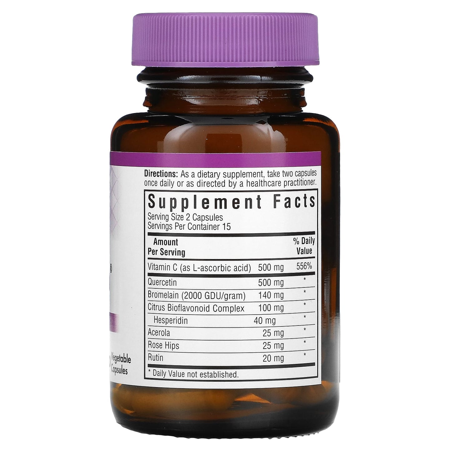 Bluebonnet, SUPER QUERCETIN 500 mg, 30 Capsules UPC 743715005501 | Hilife Vitamins