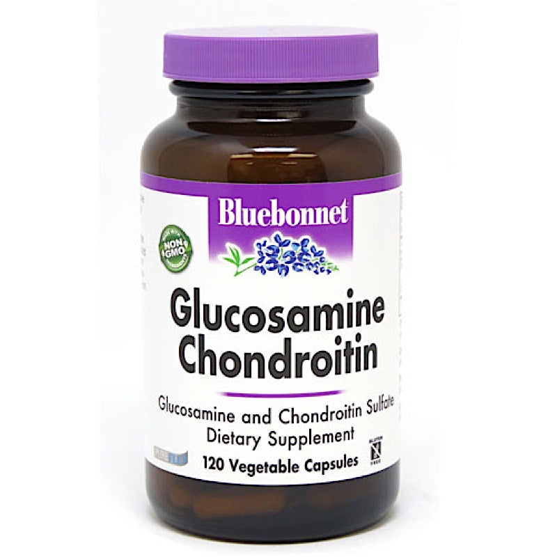 Bluebonnet, Gluscosamine Chondroitin Sulfate, 120 Vegetarian Capsules UPC 743715011106 | Hilife Vitamins