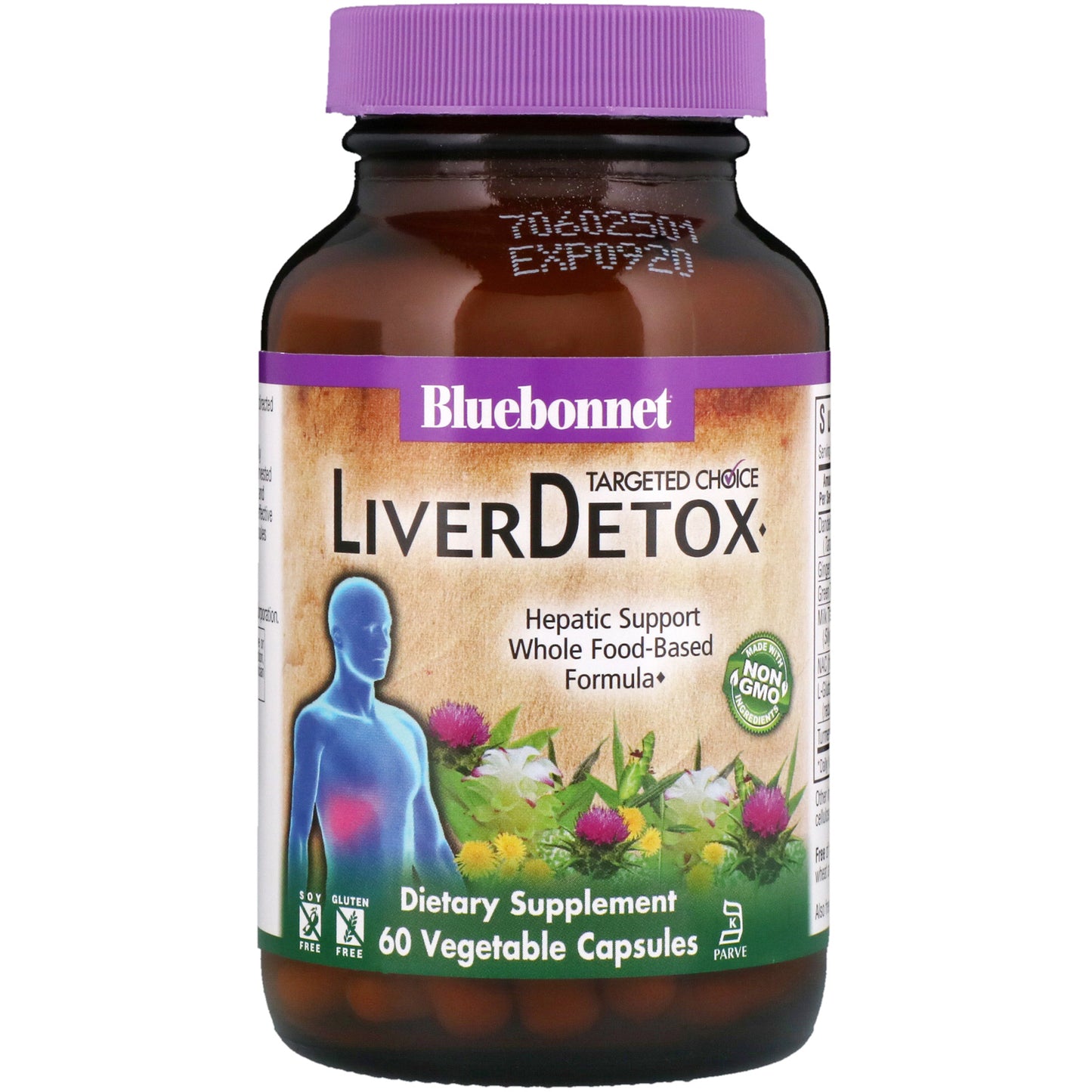Bluebonnet, Targeted Choice Liver Detox, 60 Vegetarian Capsules UPC 743715020221 | Hilife Vitamins