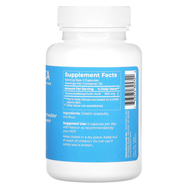 Bodybio, TUDCA, 60 Capsules UPC 743474325742 | HiLife Vitamins