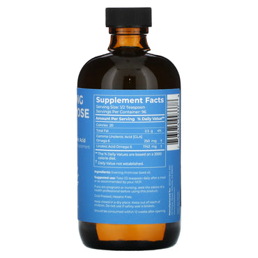 BodyBio, Evening Primrose Oil Liquid, 8 fl oz UPC 743474993378 | HiLife Vitamins