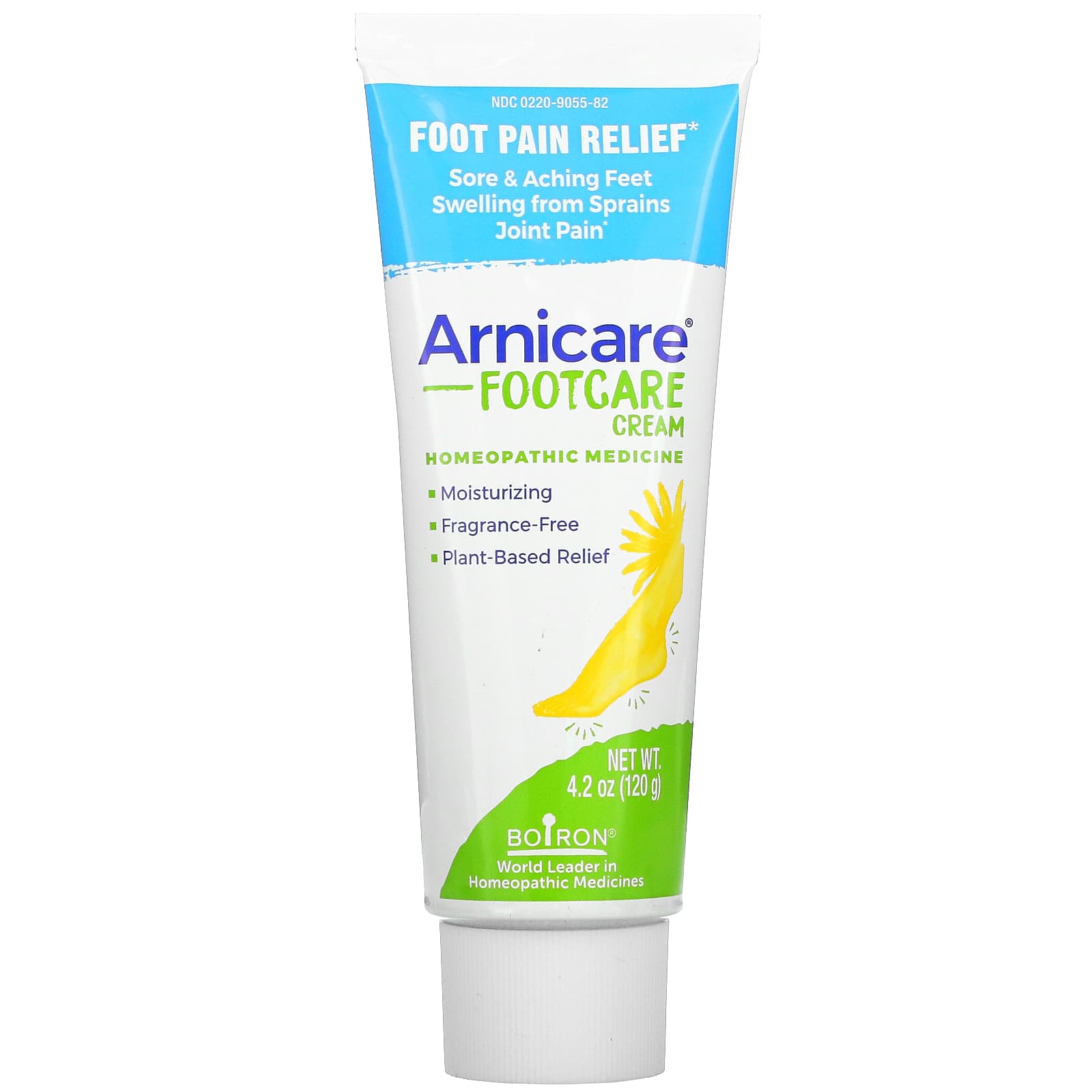 Boiron, Arnicare Footcare, 4.2 Oz Cream UPC 306969055823 | HiLife Vitamins