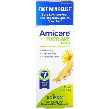 Boiron, Arnicare Footcare, 4.2 Oz Cream UPC 306969055823 | HiLife Vitamins
