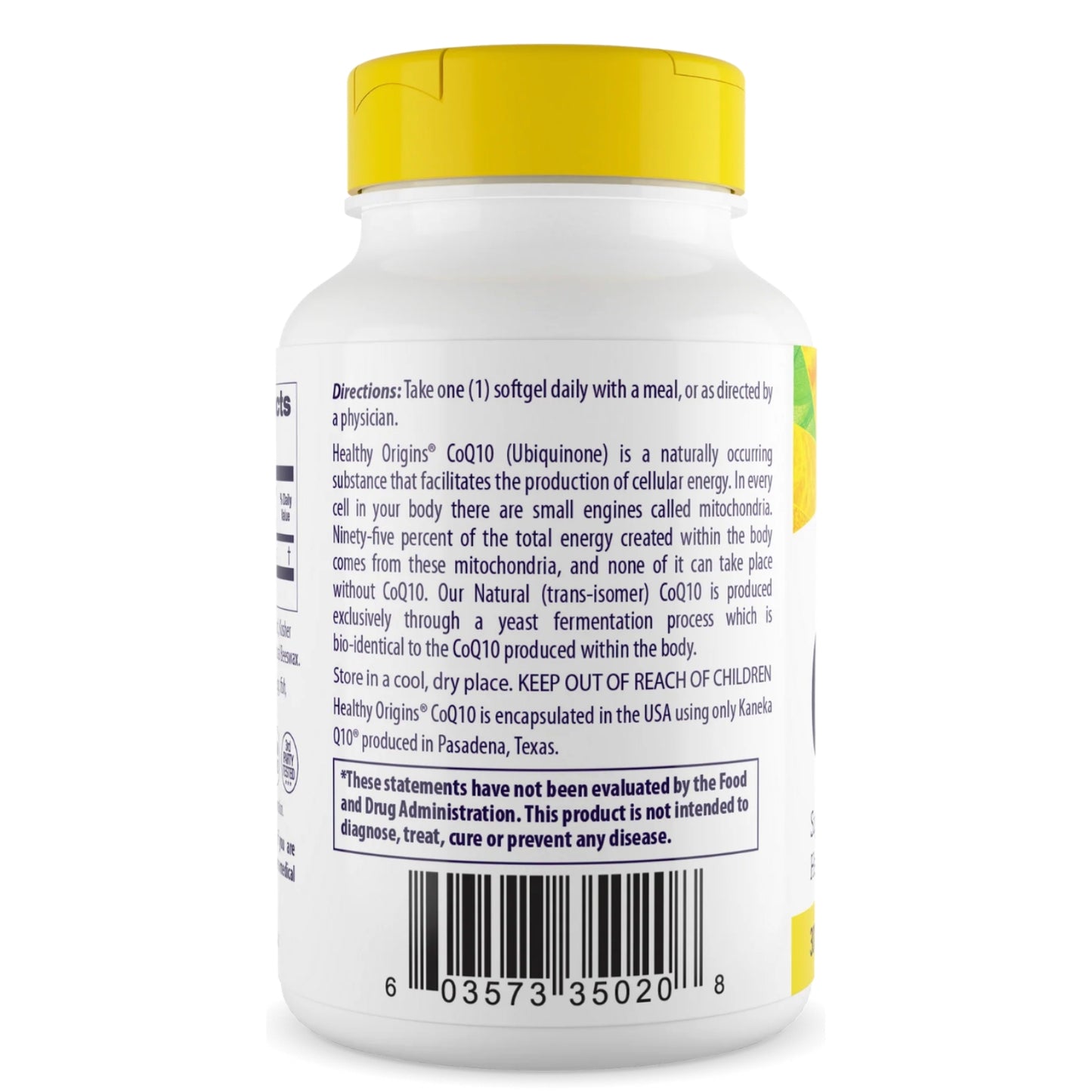 Healthy Origins, Coq10 300 mg Kaneka Q10, 150 Softgels UPC 603573350239 | HiLife Vitamins