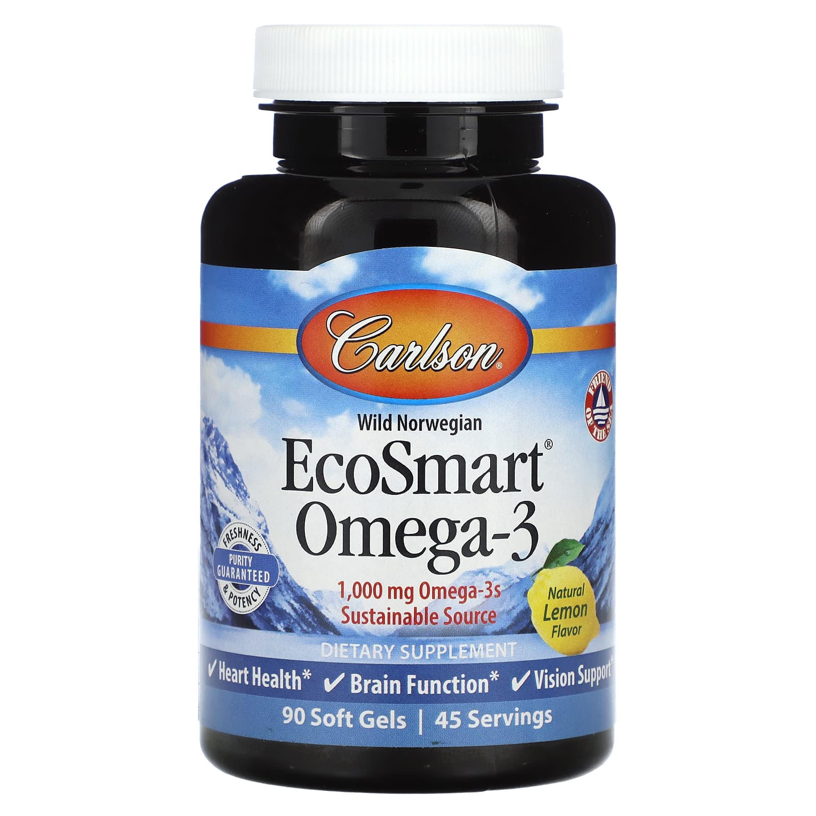 Carlson Labs, CalaOmega, 90 Softgels UPC 088395018015 | HiLife Vitamins